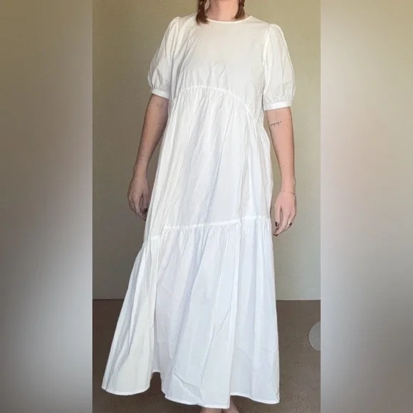 chinese dress ladies Montaigne Ruffle Maxi Dress